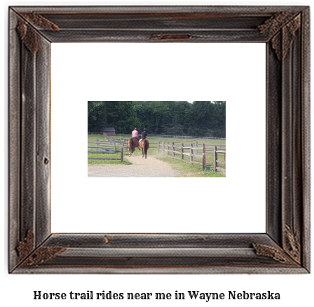 horse trail rides near me in Wayne, Nebraska